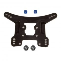 Team Associated 1/14 Rear Shock Tower, black aluminum