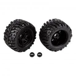 Team Associated Tires and Wheels, Mounted: Rival MT8