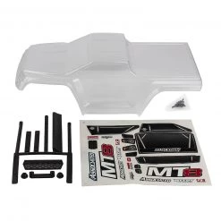 Team Associated Body Set, Clear: Rival MT8