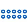 Team Associated Bulkhead Washers, 7.8x1mm, Blue Aluminum (10)