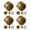 Team Associated Method 701 Trail Series Wheels 1.9", Bronze (4): Enduro