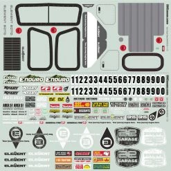 Team Associated Enduro Ecto Decal Sheet
