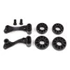Team Associated DR10 Wheelie Bar Wheels and Mount