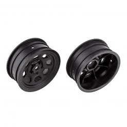Team Associated SR10 Front Wheels, black