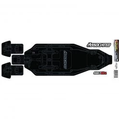 Team Associated Factory Team Chassis Protective Sheet printed: SC6.1