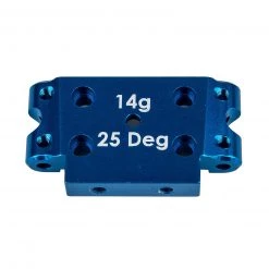 Team Associated Aluminum Front Bulkhead, Blue: DR10 FT