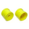 Team Associated 1/10 Truck Rear Wheels, 12mm Hex, Yellow (2)