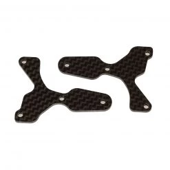 Team Associated RC8B4 FT F/L Suspension Arm Inserts, Carbon Fiber