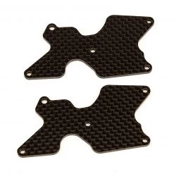 Team Associated RC8B4 FT Rear Suspension Arm Inserts, Carbon Fiber