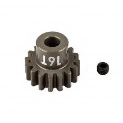 Team Associated FT Pinion Gear, 16T, MOD 1, 5mm Shaft, Aluminum