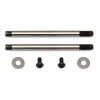 Team Associated Factory Team 3x21mm Shock Shafts V2 Chrome