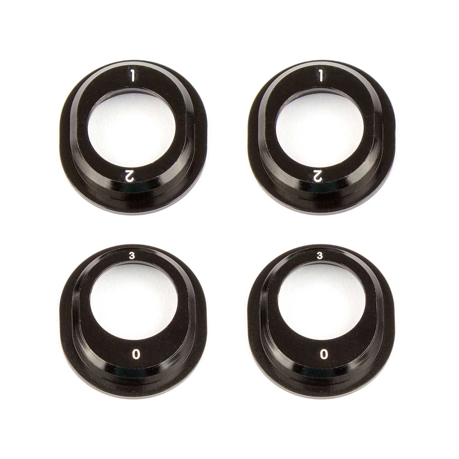 Team Associated B6.1 Aluminum Differential Height Inserts black 3 Team Associated B6.1 Aluminum Differential Height Inserts black