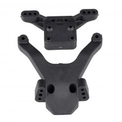 Team Associated FT Top Plate and Ballstud Mount, Carbon: RC10B6