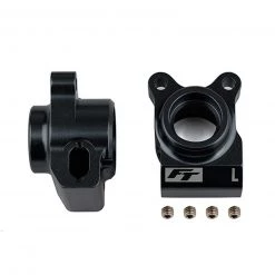 Team Associated RC10B6.2 FT Rear Hubs, black aluminum