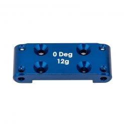 Team Associated RC10B6.4 Front Aluminum Bulkhead, Blue