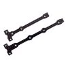 Team Associated Flex Chassis Brace Support Set, 2.0mm Carbon Fiber: RC10B74.1