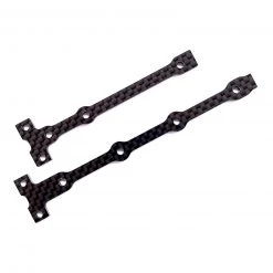 Team Associated Flex Chassis Brace Support Set, 2.0mm Carbon Fiber: RC10B74.1