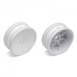 Team Associated 1/10 Front 12mm Hex Wheels, White (2): Buggy